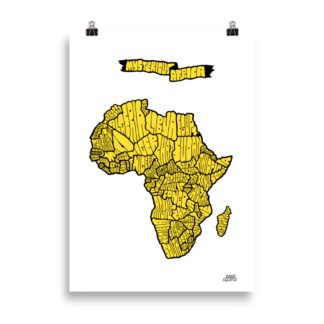 Mysterious Africa - Art Print - 50cm x 70cm